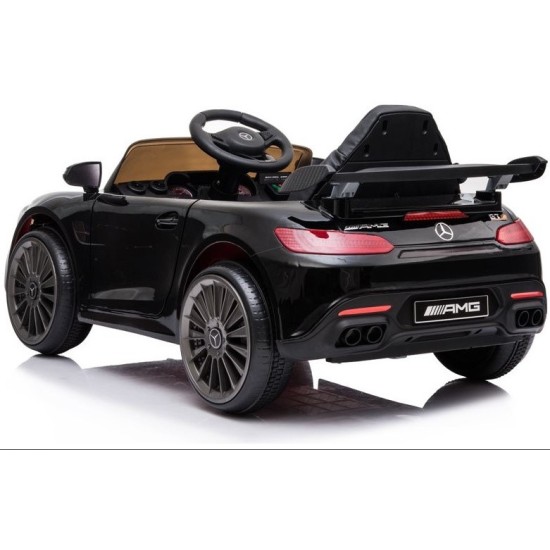 Vienvietīgs elektroauto bērniem Mercedes AMG GT R, melns