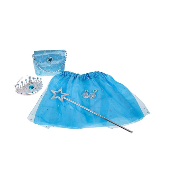 Mazās princeses komplekts, zils, 5 daļas.