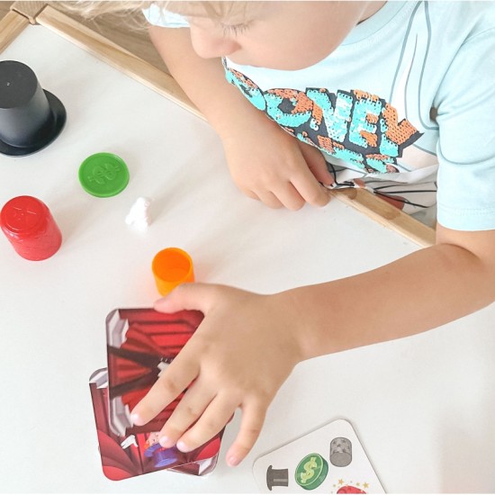 Burvju triku spēle ar Hat Little Magician 4+