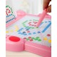 Montessori bērnu magnētiskais dēlis "Magpad", Rabbit Pink, 46.5 cm.
