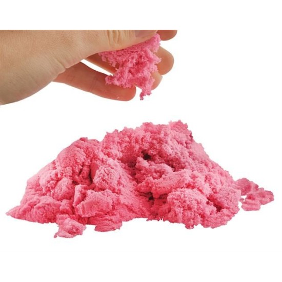 Natūralus kinetinis rožinis smėlis 1 kg. 