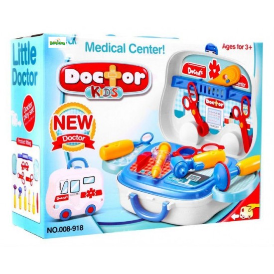 Rotaļu ārsta komplekts koferī "Little doctor"