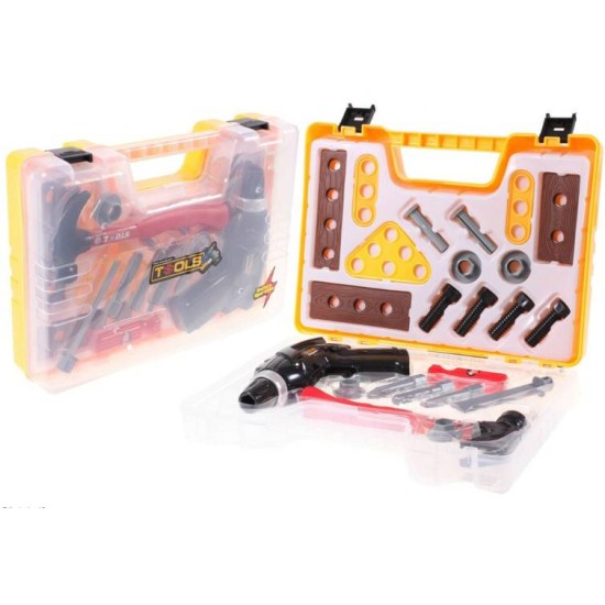 Rotaļlietu meistara komplekts koferī "TOOLS"