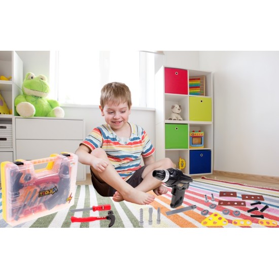 Rotaļlietu meistara komplekts koferī "TOOLS"