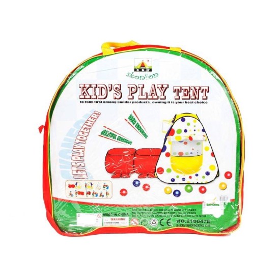 Telts ar tuneli 2*1 Kids Play