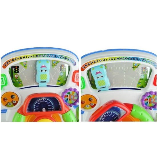 Interaktyvus vairas su muzikėlėmis ir garsais STEERING WHEEL