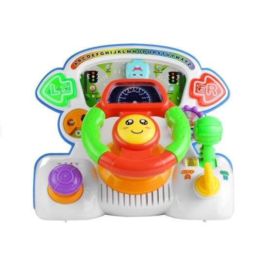 Interaktyvus vairas su muzikėlėmis ir garsais STEERING WHEEL