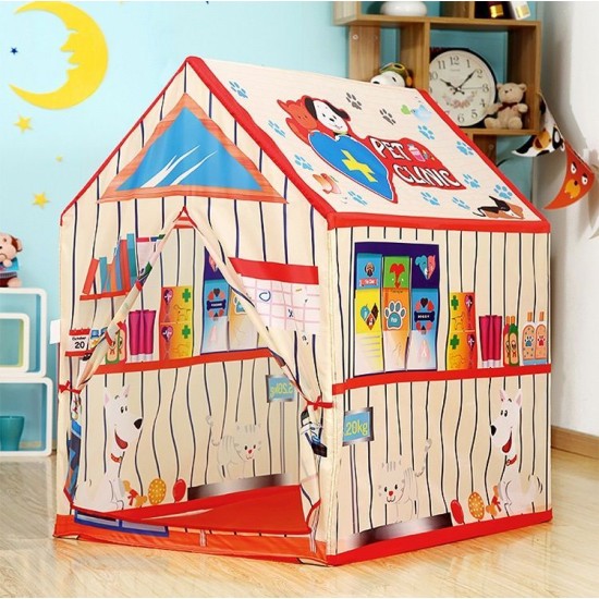 Bērnu telts Mājdzīvnieku klīnika 102 cm.