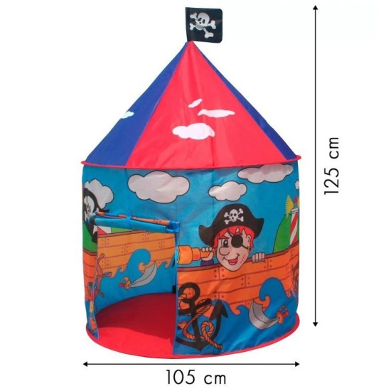 Bērnu telts Pirātu pils 125 cm.