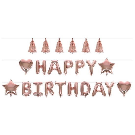 Gimtadienio aksesuarų rinkinys "Happy Birthday"