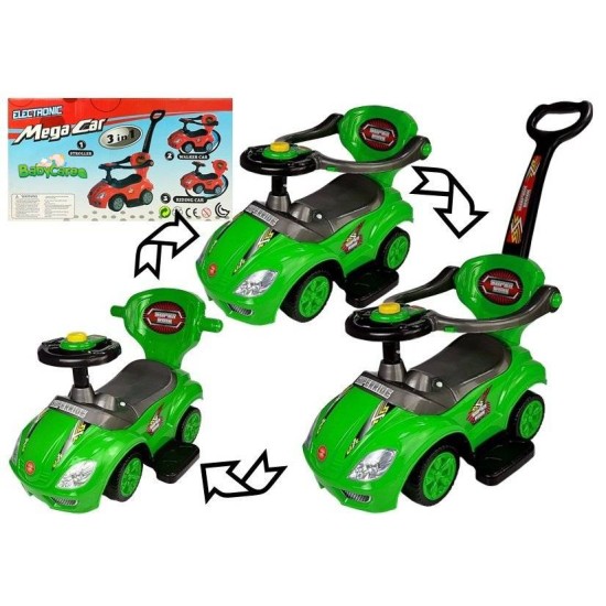Mašīna - stūmējs DELUXE 3w1 Green