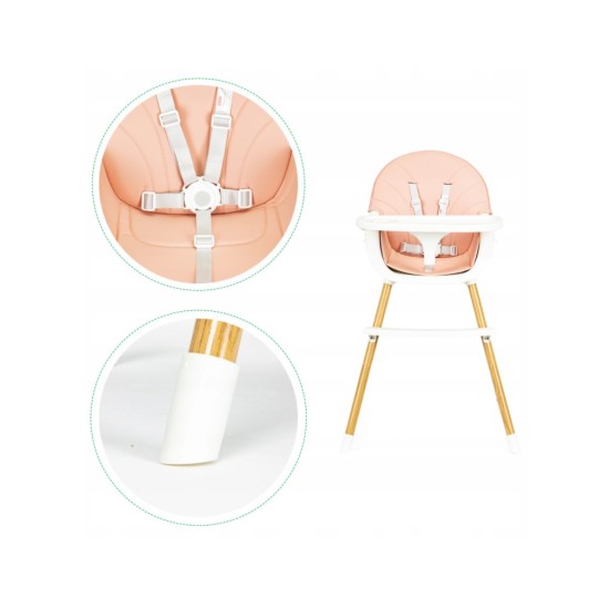Barošanas krēsls Ecotoys Rose New 2in1