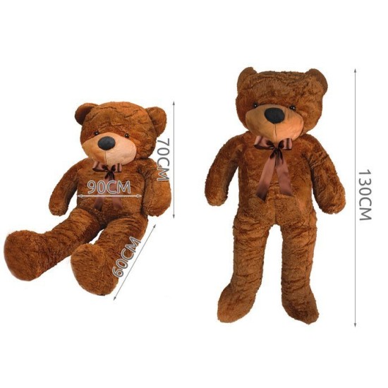 Didelis rudas pliušinis meškinas 130cm.