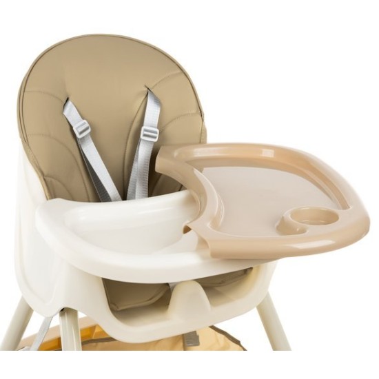 Bērnu barošanas krēsls Kruzzel 3in1 Beige