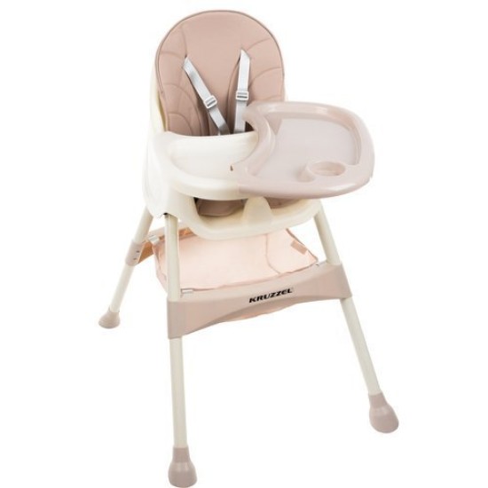 Bērnu barošanas krēsls Kruzzel 3in1 Pink