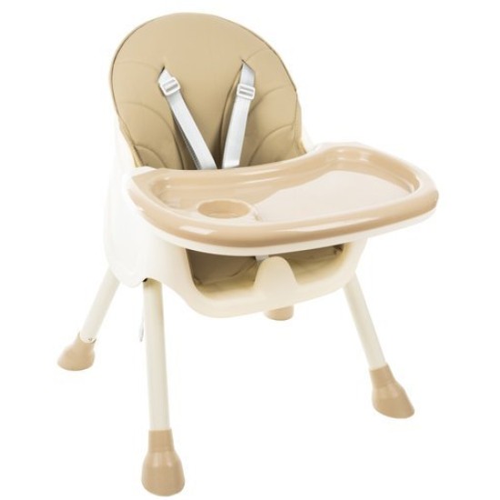 Bērnu barošanas krēsls Kruzzel 3in1 Beige