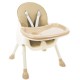 Bērnu barošanas krēsls Kruzzel 3in1 Beige