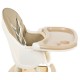 Bērnu barošanas krēsls Kruzzel 3in1 Beige