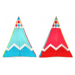 Spēļu telts - treniņu paklājiņš, tipi WIGWAM 2in1