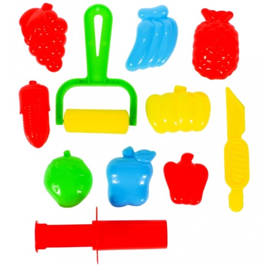 Plastilīna komplekts 8gab. ar piederumiem