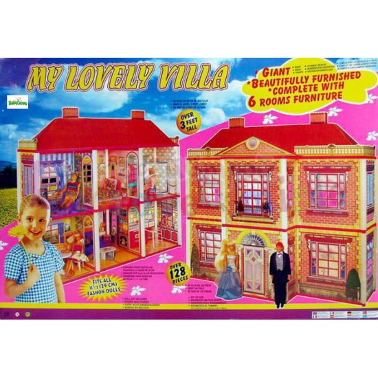 Liela divstāvu villa ar 6 istabām, 108cm.