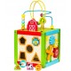 Ergoterapinis medinis lavinamasis kubas - labirintas ECO TOYS 5*1