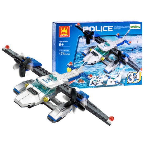 Lavinamasis konstruktorius Super Police, 174 dalys 3in1