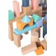 Lavinamosios medinės kaladėlės 100 vnt. Eco toys