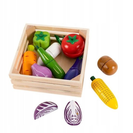 Medinės pjaustomos daržovės ECOTOYS