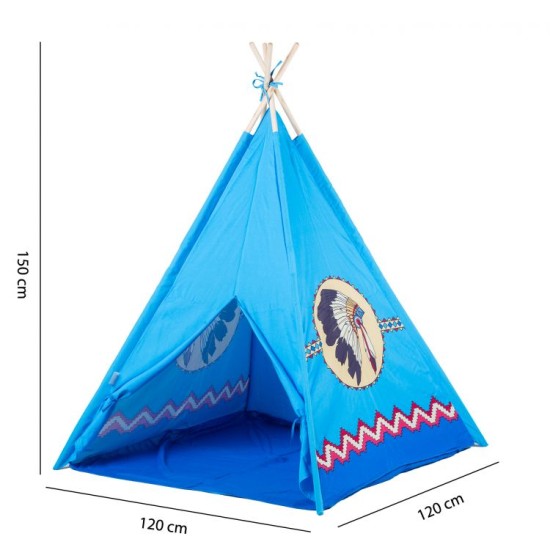 Spēļu telts Eko rotaļlietas, tipis WIGWAM