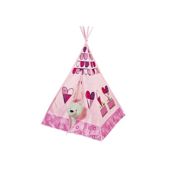 Rotaļu telts, tipi WIGWAM rozā