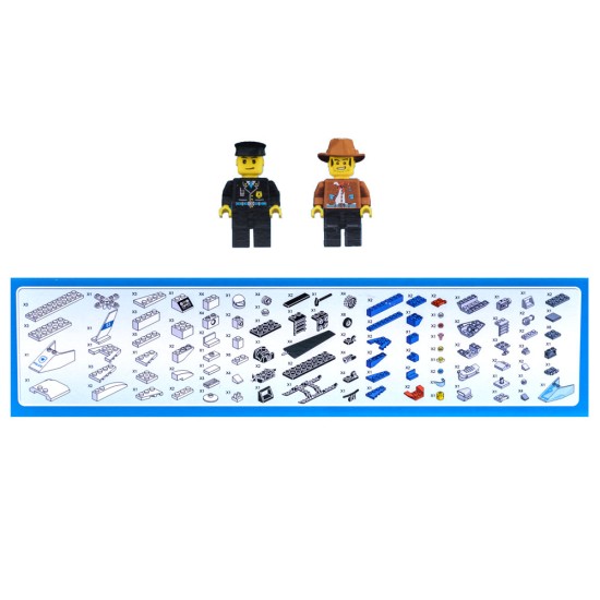 Izglītojošs konstruktors Super Police, 206 daļas 3in1