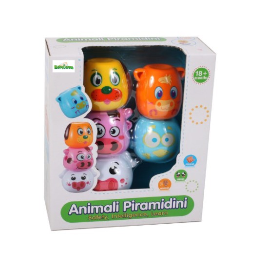 Dėlionė Piramidė - Gyvūnai