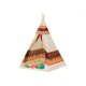 Spēļu telts "Tipi" ar 60 krāsainām bumbiņām