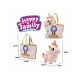 Mīksta rotaļlieta Plīša vienradzis ar rokassomu Happy Family