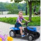 Bērnu pedāļu traktors XXL, zils