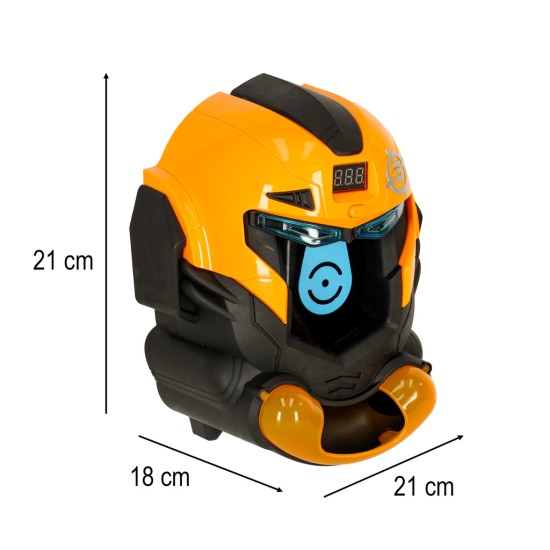 Robota šaušanas mērķis ar bumbām un pretuzbrukumu
