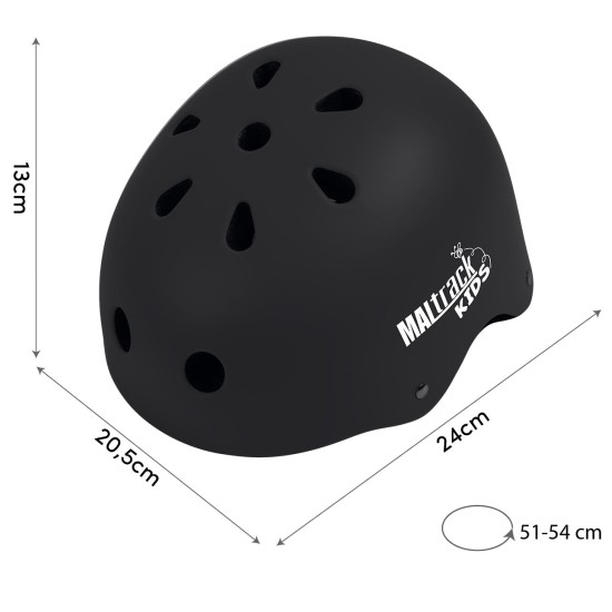 Bērnu ķivere velosipēdam, skrituļslidām, slidām, regulējama, ar ventilāciju, viegla, 48-54 cm