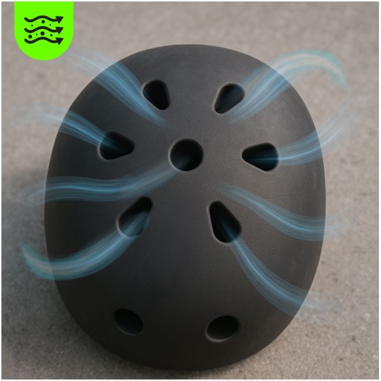 Bērnu ķivere velosipēdam, skrituļslidām, slidām, regulējama, ar ventilāciju, viegla, 48-54 cm