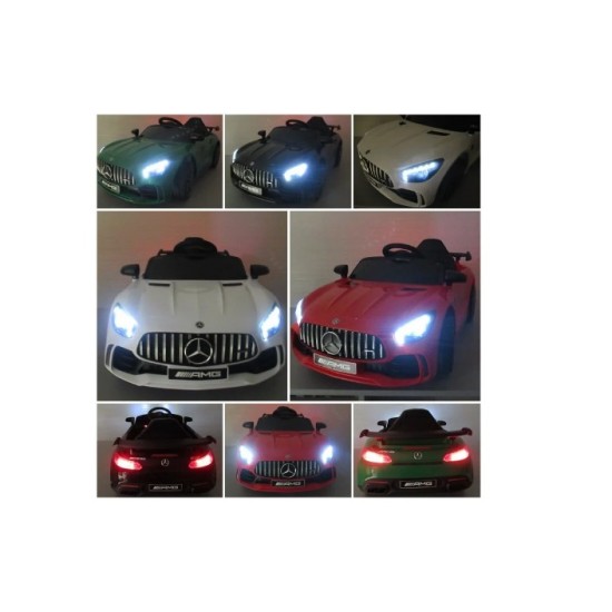 Vienvietīgs elektroauto bērniem Mercedes AMG GT R, melns